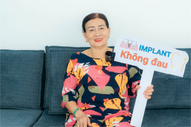 Cấy implant không đau