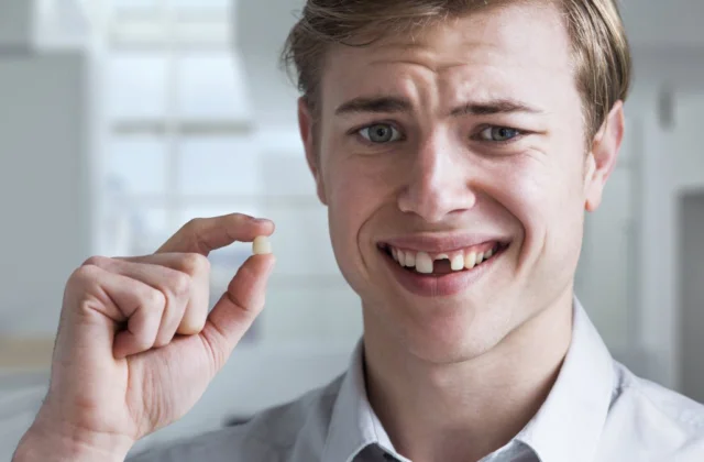 Răng cửa bị mất có khả năng làm lệch mặt không?